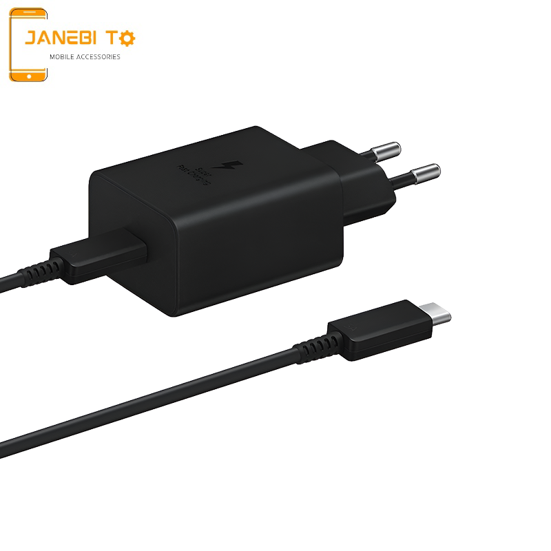 شارژر سامسونگ مدل EP-T4510 45W دو پین همراه کابل اصل