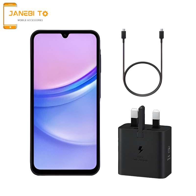 شارژر اصلی سامسونگ Samsung A16 به همراه کابل + تبدیل سه به دو هدیه