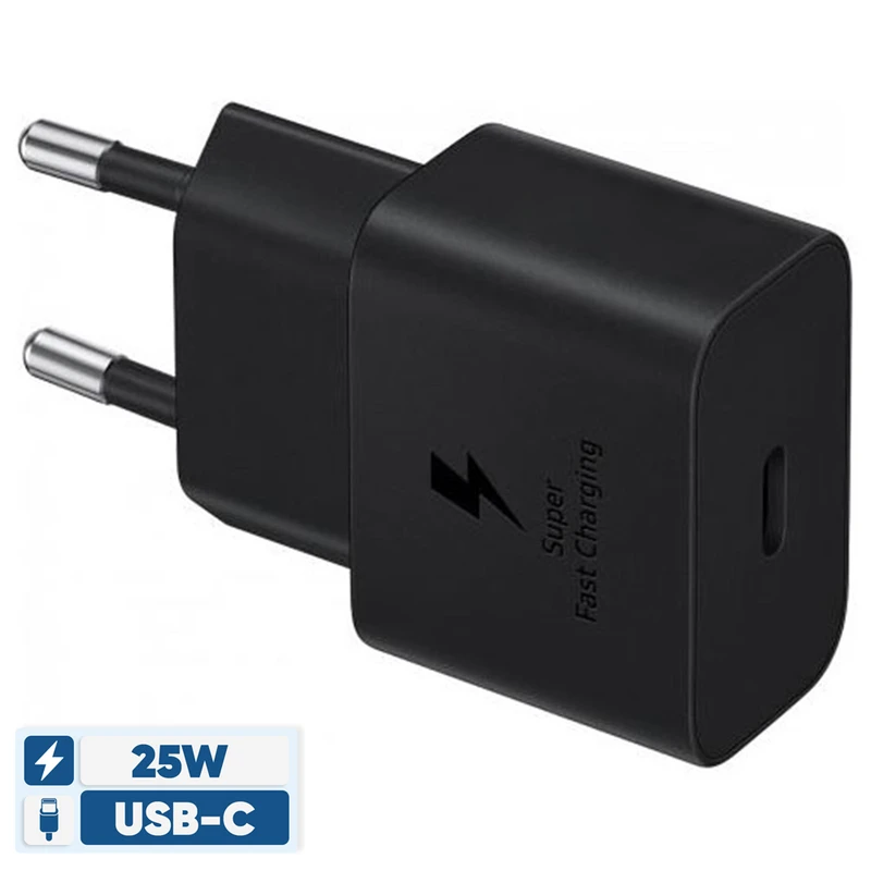 شارژر اصلی سامسونگ 25 وات دو پین مدل EP-T2510 ویتنام پک اصلی