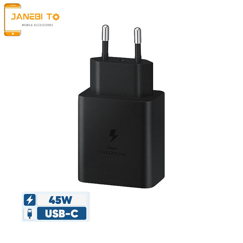 شارژر دیواری سامسونگ مدل EP-T4510 ظرفیت ۴۵ وات دو پین تایپ سی