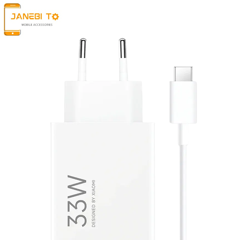 شارژر شیائومی مدل MDY-14-EL توان 33 وات دو پین همراه کابل