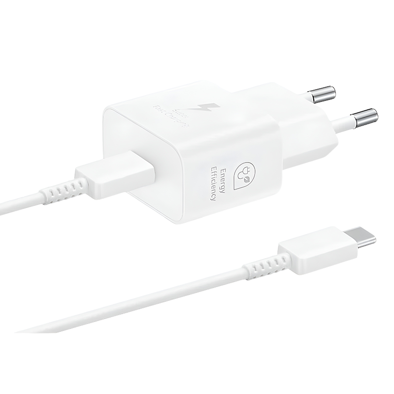 شارژر اصلی سامسونگ مدل EP-T2510 25W دو پین به همراه کابل (ویتنام+گارانتی)